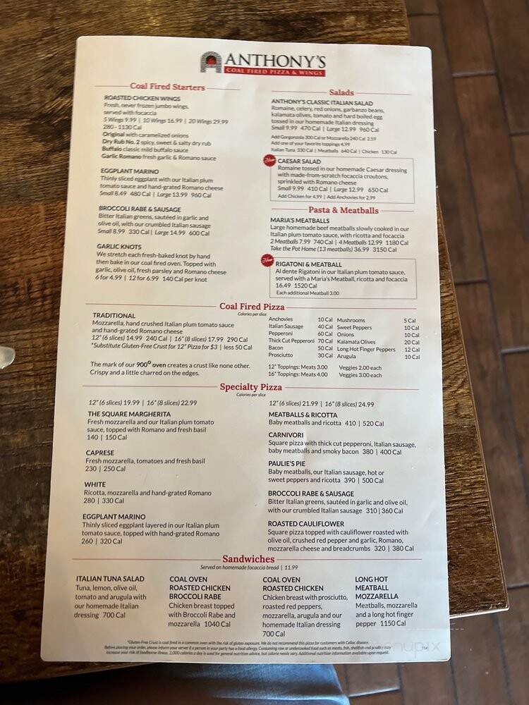 Anthony's Pizza & Restaurant - Casselberry, FL