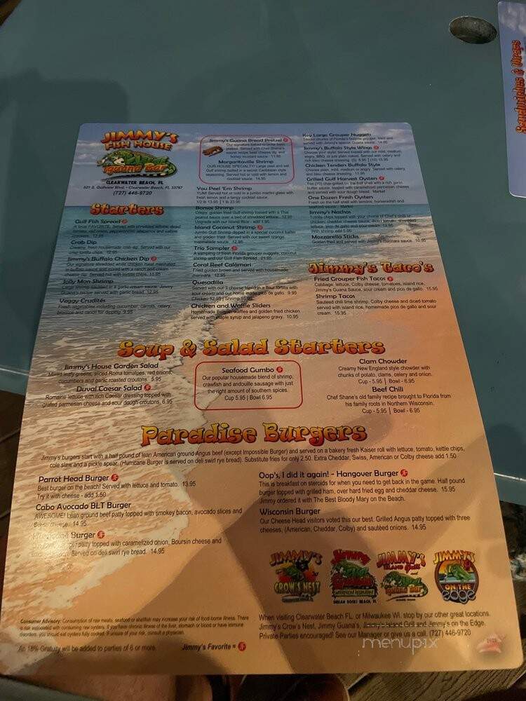 Jimmy's Fish House & Iguana Bar - Clearwater, FL