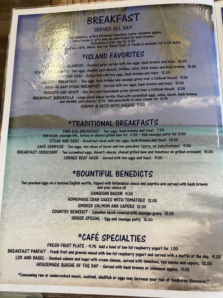 Sanibel Cafe - Sanibel, FL