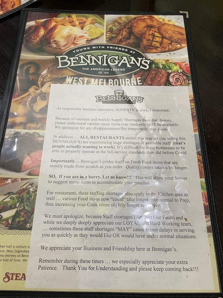 Bennigan's - Melbourne, FL