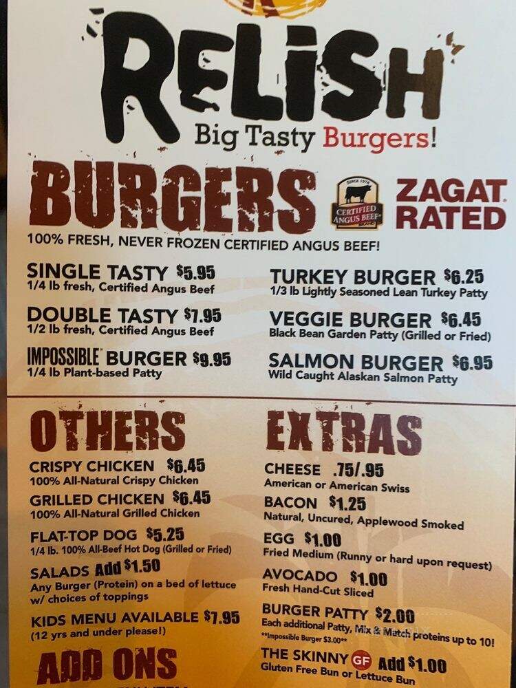 Relish Big Tasty Burgers - Gainesville, FL