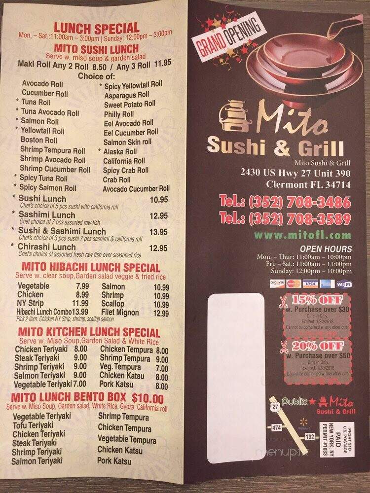 Mito Sushi & Grill - Clermont, FL