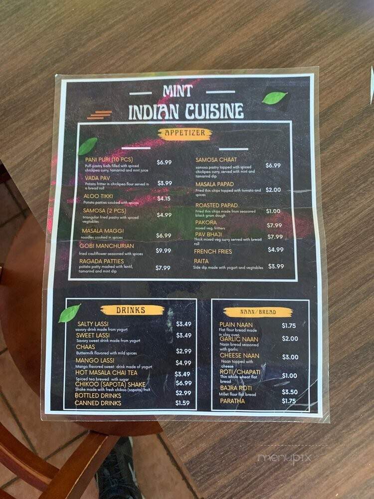 Mint Indian Cuisine - Gainesville, FL