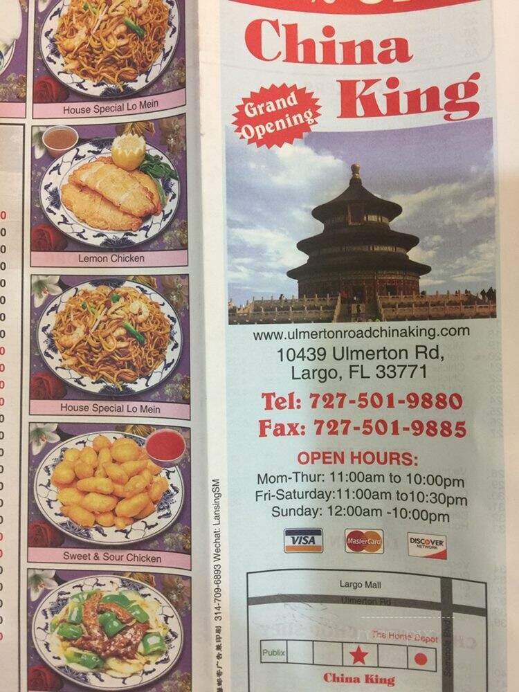 China King - Largo, FL