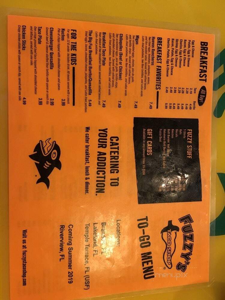 Fuzzy's Taco Shop - Lakeland, FL