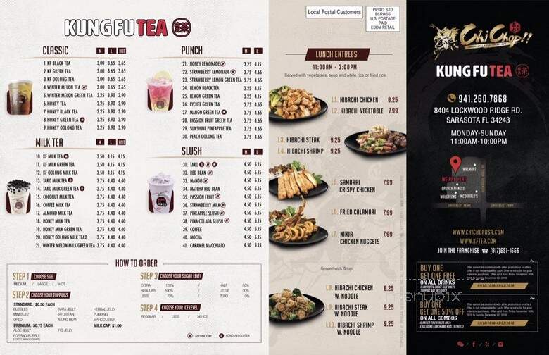 Chi Chop & Kung Fu Tea - Sarasota, FL