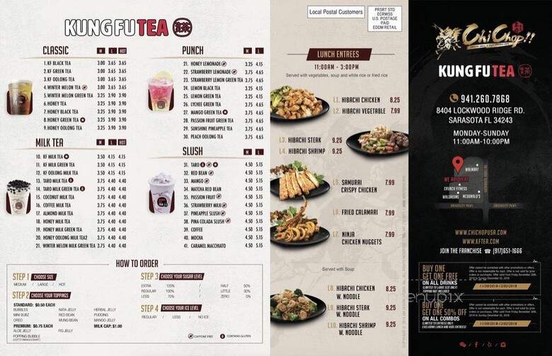 Chi Chop & Kung Fu Tea - Sarasota, FL