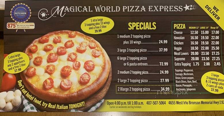 Magical World Pizza - Kissimmee, FL