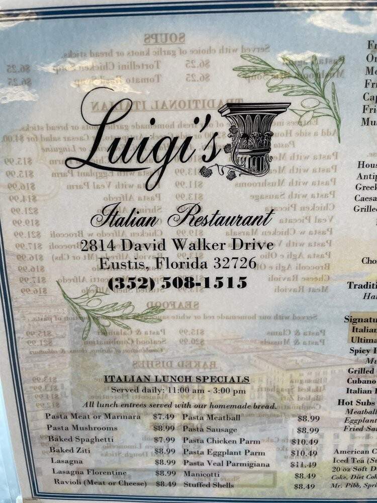 Luigi's Italian Restaurant - Eustis, FL