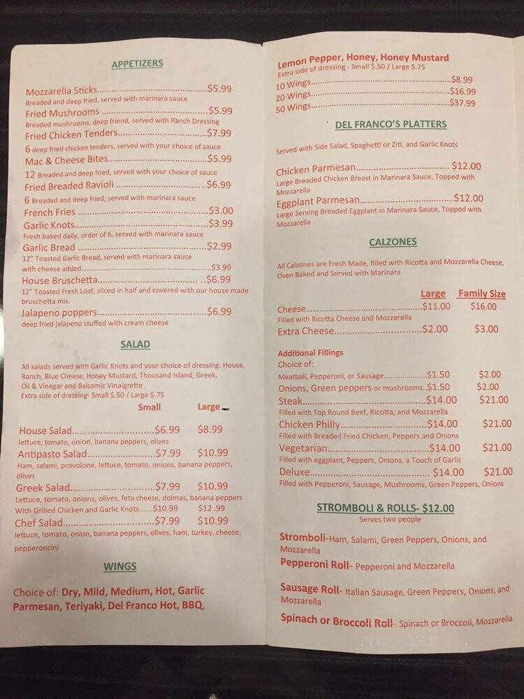 Del Franco's Pizza - Sorrento, FL