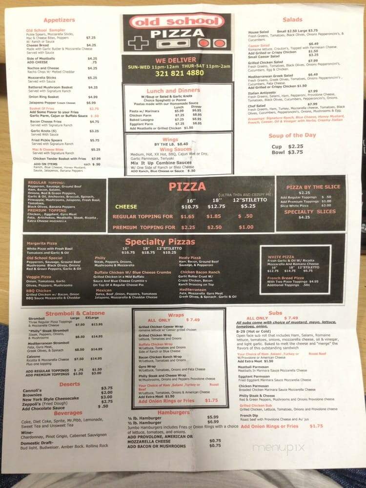 Old School Pizza - Melbourne, FL