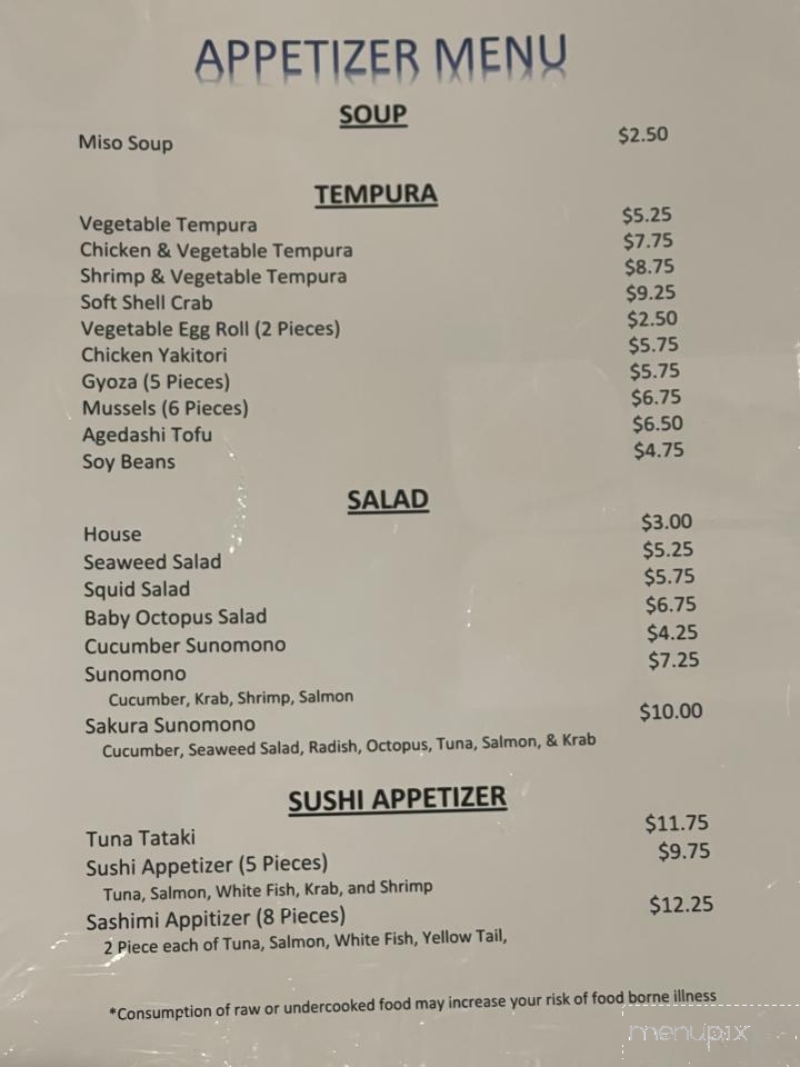 Sakura Sushi - Palm Harbor, FL