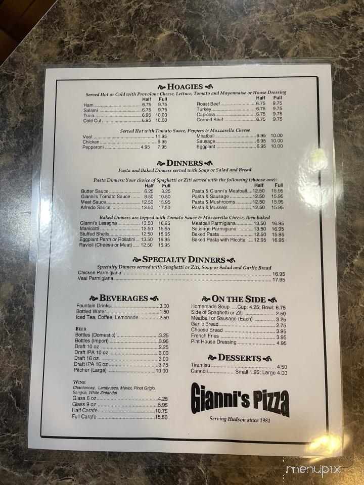 Gianni's Pizza Pub - Hudson, FL