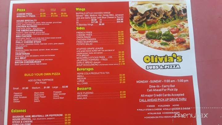 Olivia's Subs and Pizza - New Port Richey, FL