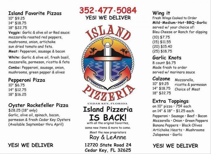 Island Pizzeria - Cedar Key, FL