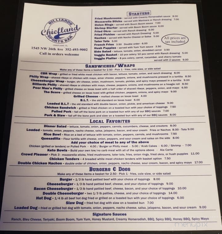 Chiefland Billiards - Chiefland, FL