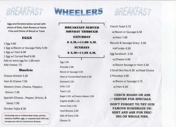 Wheelers Cafe - Arcadia, FL