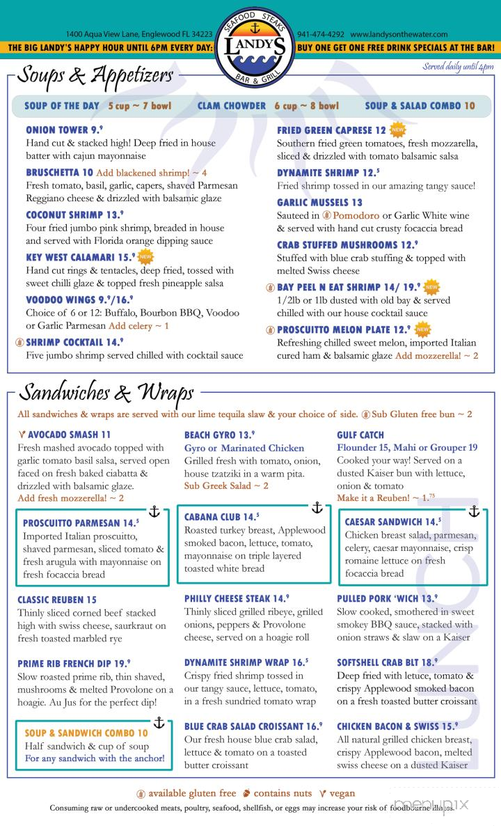 Landys Restaurant on the Water - Englewood, FL