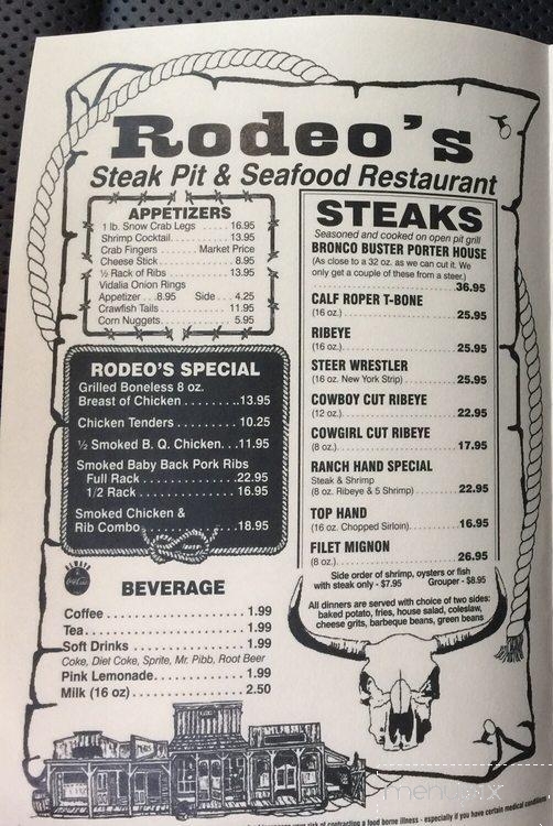 Rodeo's Steak Pit & Seafood - Panama City, FL