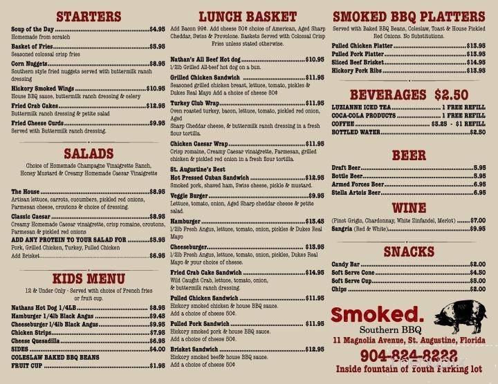 Smoked Southern BBQ - Saint Augustine, FL