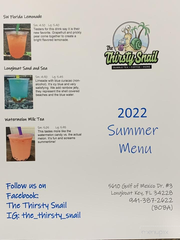 The Thirsty Snail - Longboat Key, FL
