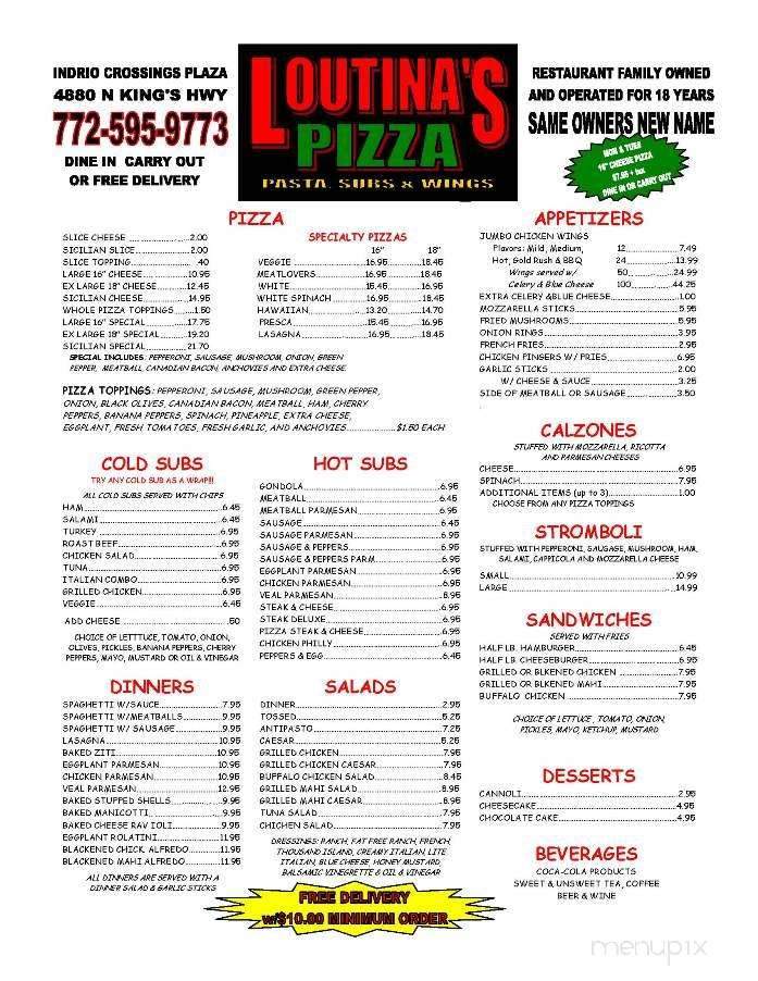 Loutina's Pizza - Fort Pierce, FL